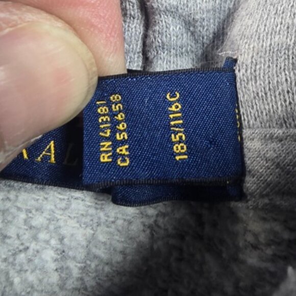 Polo Ralph Lauren Polo Bear Rugby Hoodie Men’s 3XL Gray Pullover Preppy Iconic - Picture 6 of 16